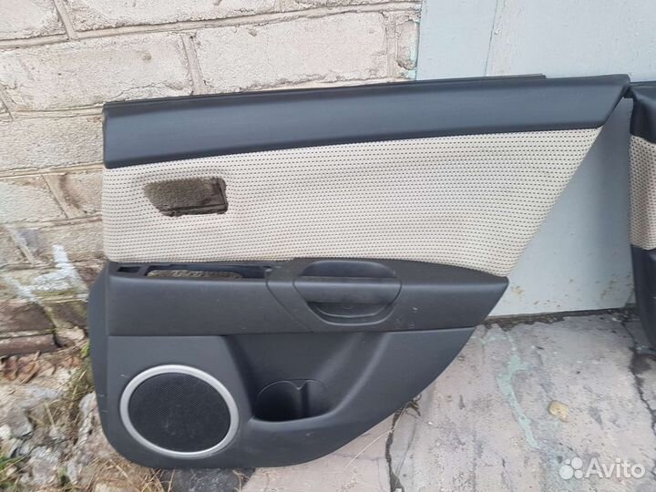 Карты дверные mazda 3 bk седан