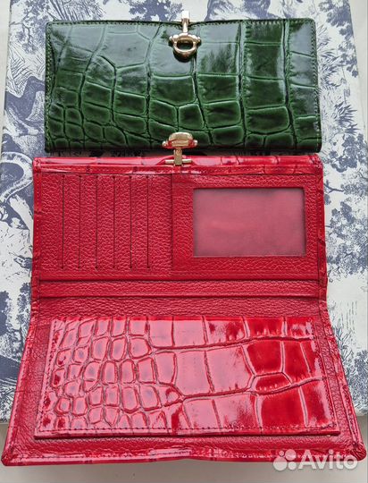 Кошелек женский натуральная кожа италия