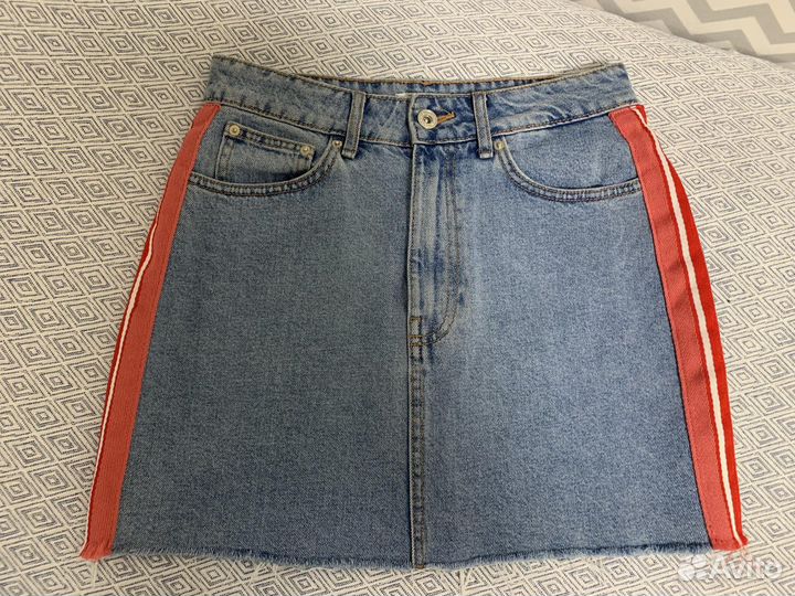 Джинсовая юбка zara