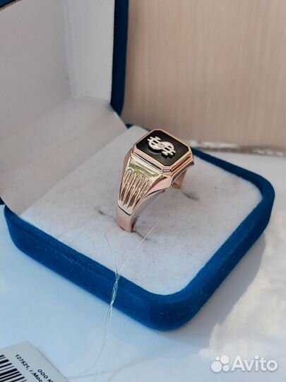 Новая золотая печатка 585 пробы, р.23, вес 7,59гр