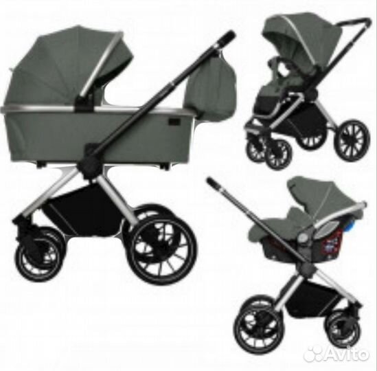 Коляска 3 в 1 carrello optima