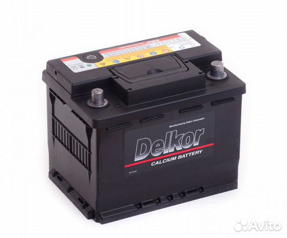 Аккумулятор Delkor 60Ач обратная полярность 56030