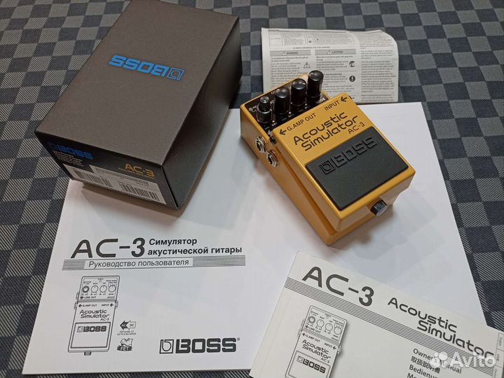 Гитарная педаль AC-3 Acoustic Simulator
