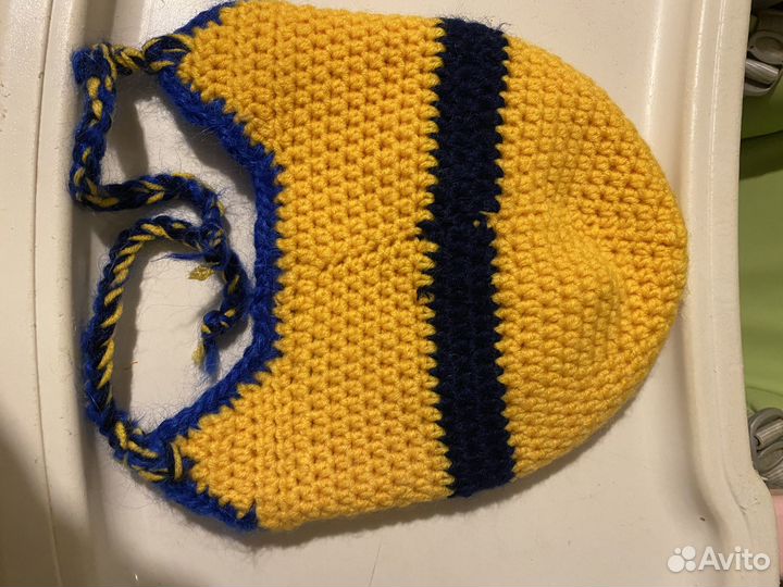 Шапка вязаная миньон