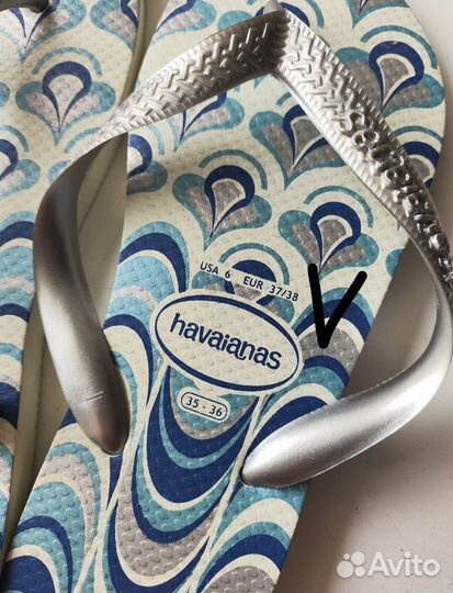 Сланцы Havaianas оригинал новые и в идеале 35-37