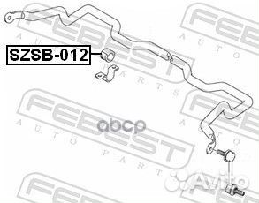 Втулка стабилизатора suzuki liana 06- пер.подв