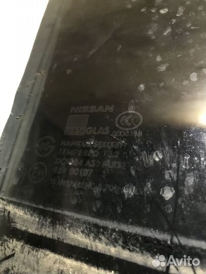 Стекло заднее правое Nissan Almera Classic