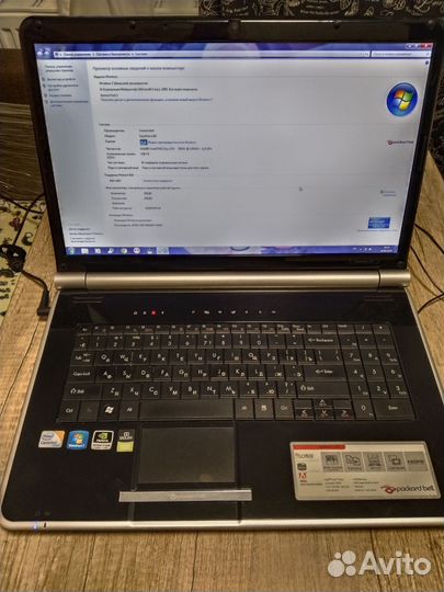 Ноутбук packard bell lj65 рабочий