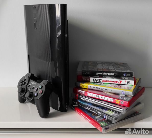 PS3 slim 3008B (320гб+73игры) обмен
