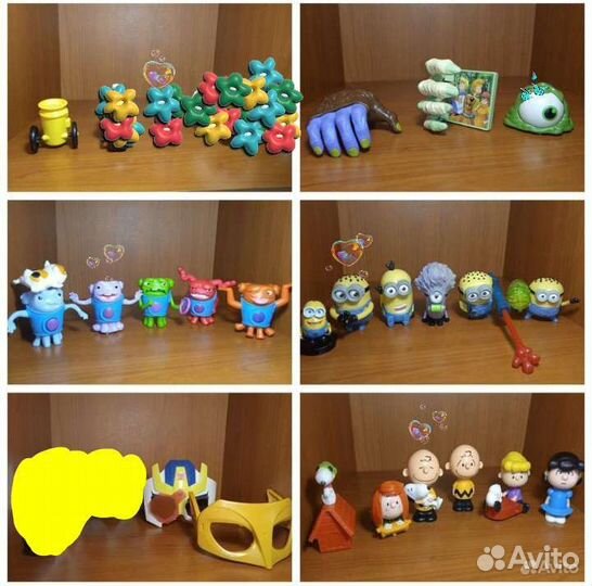 Игрушки из макдональдса