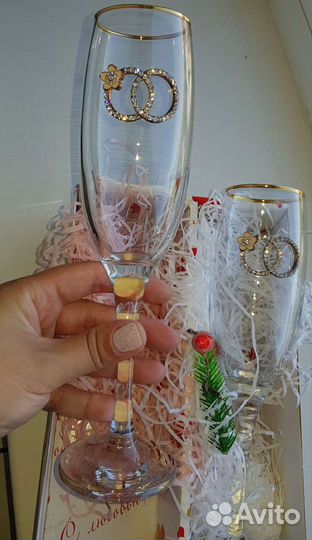 Бокалы свадебные