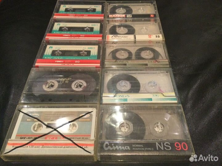 Аудиокассеты б/у