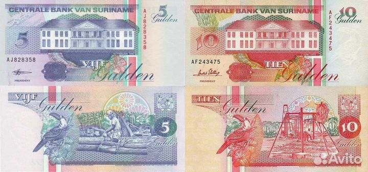 Банкноты Суринама
