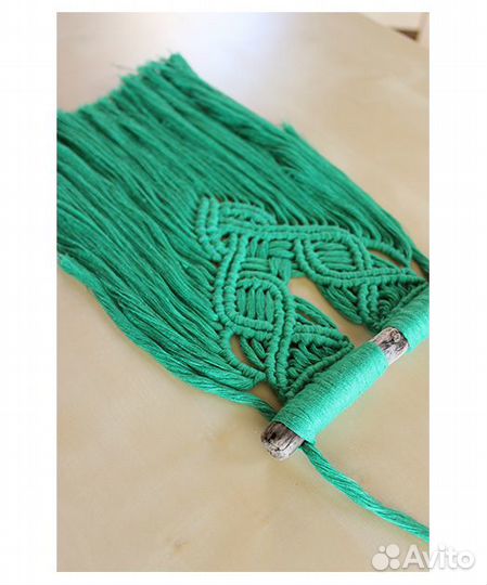 Макраме дрифтвуд панно