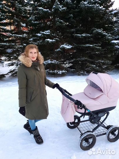 Коляска 2 в 1 эко кожа