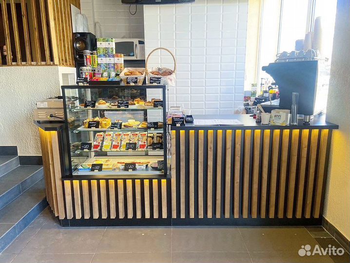 Стойка для кофейни, островок кофе, кофе точка