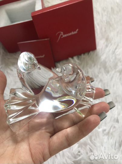 Baccarat хрусталь голубь