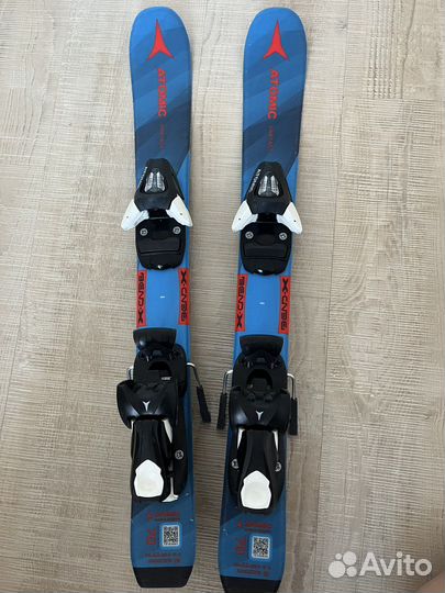 Горные лыжи atomic 70-90 ботинки salamon 16,0