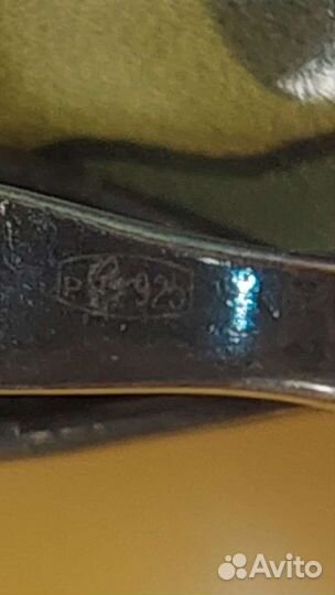 Серебряные серьги орхидея