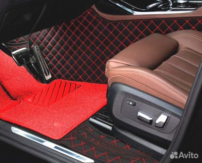 3D Коврики Range Rover Салон Багажник из Экокожи