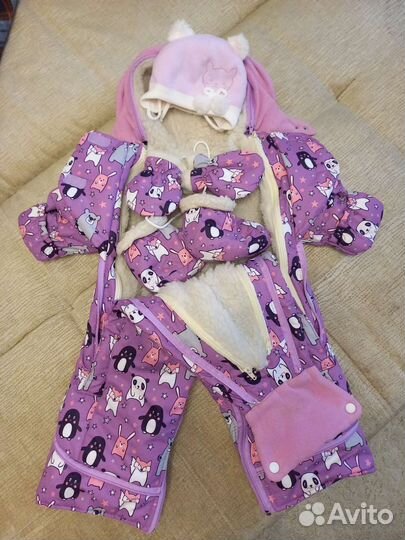 Комбинезон трансформер для девочки