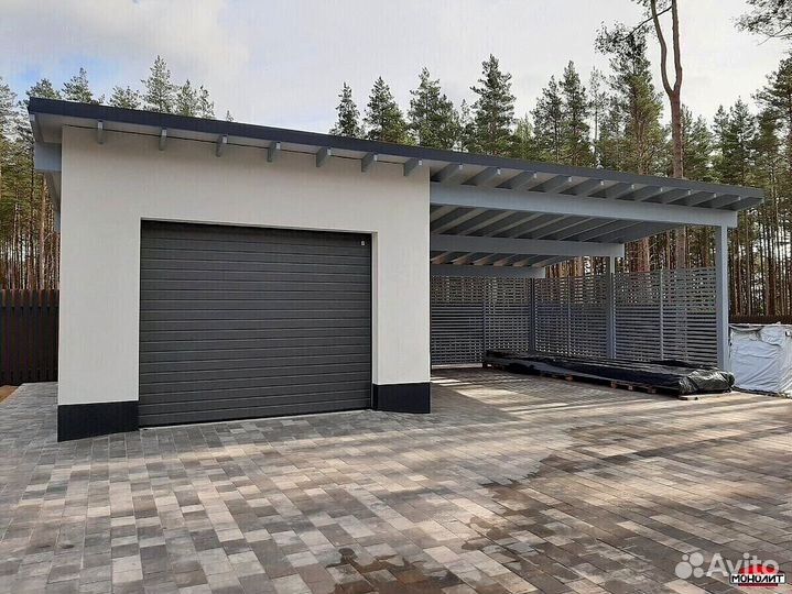 Капитальный гараж с быстрой постройкой для авто