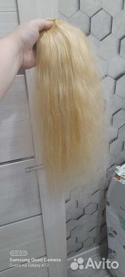 Шиньон из натуральных волос