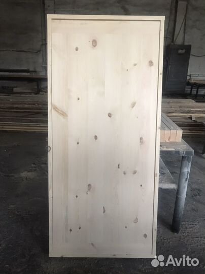 Дверь банная из массива сосны