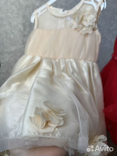 Нарядное платье для девочки 92