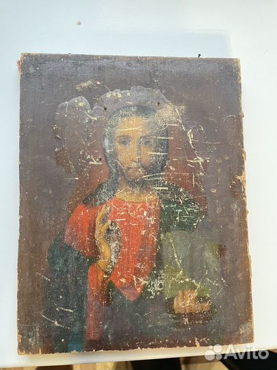 Старинная икона Господь Вседержитель