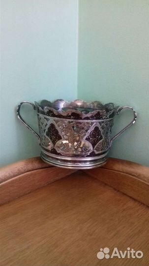 Конфетница серебрянная СССР 875 Кубачи