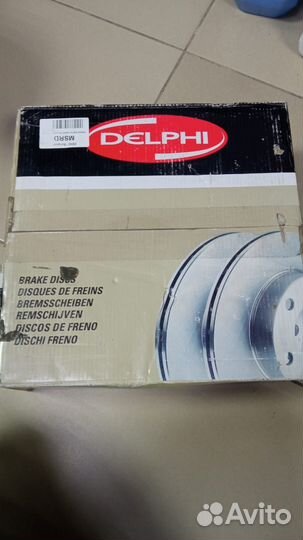 Диски передние тормозные w210 Delphi