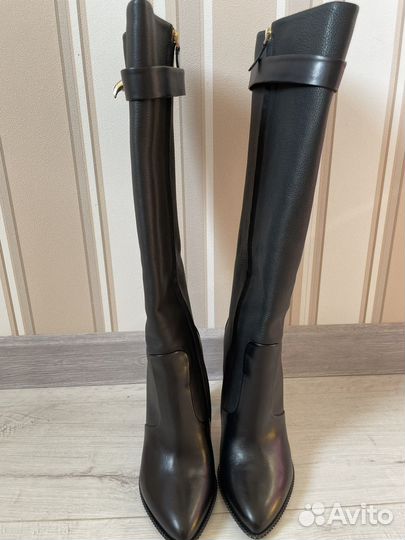 Сапоги женские Givenchy 40 черные кожа