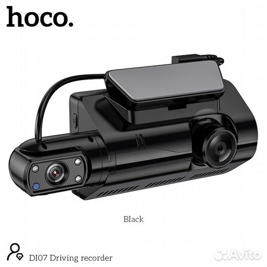 Видеорегистратор Автомобильный 2 камеры Hoco DI07