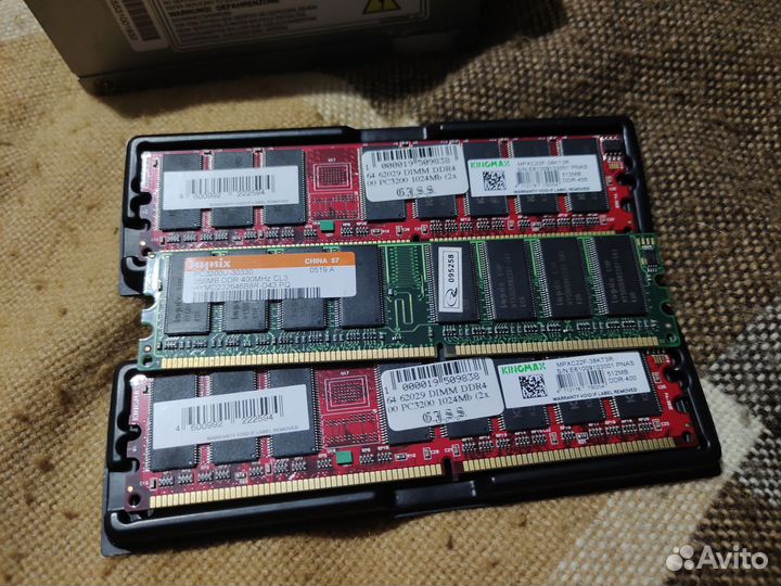 Оперативная память ddr 400MHz
