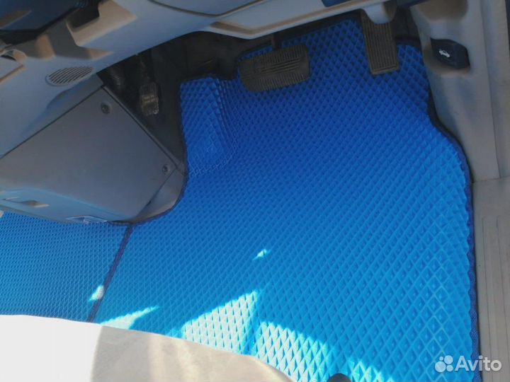 Коврики полики Eva audi А4 В8 с бортом Ева