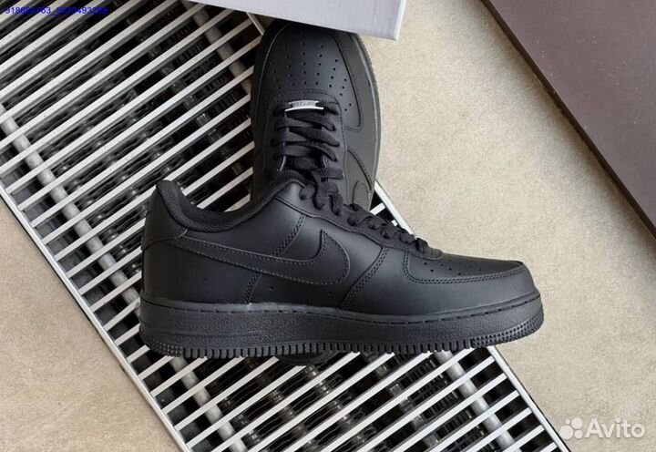 Кроссовки Nike Air Force 1 black оригинал