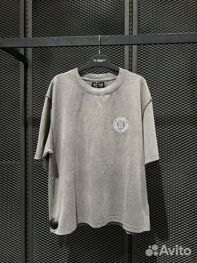 Футболка серая xcnx Universe с вышивкой варенная