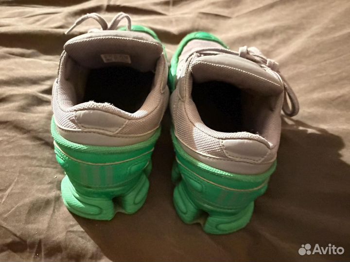 Raf simons x adidas ozweego green grey