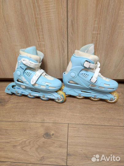 Роликовые коньки детские, размер 34