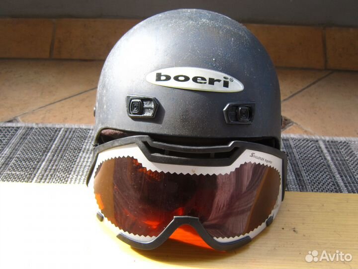 Шлем горнолыжный, С маской