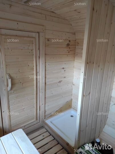 Баня бочка Квадро 4 м