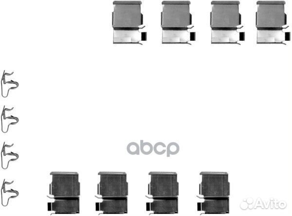 Комплект монтажный тормозных колодок lexus: GX