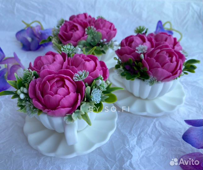 Мыло ручной работы.букет из мыла