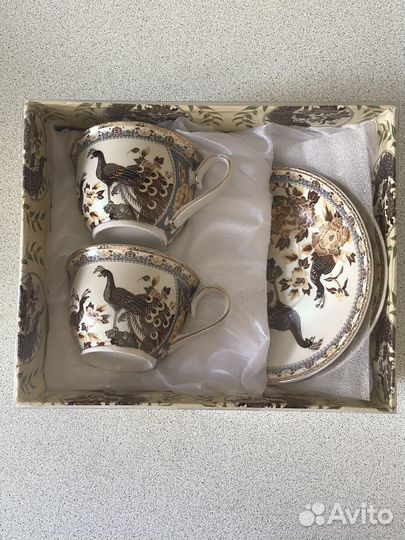Чайная пара Павлин