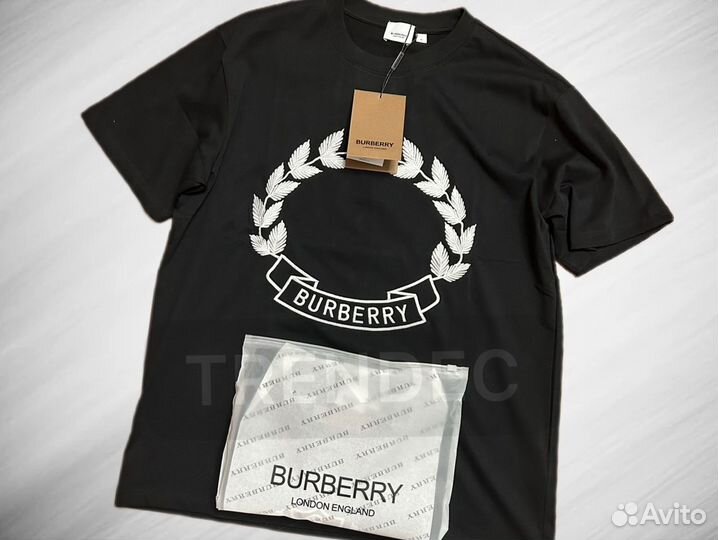 Футболка Burberry (идеальная вышивка)