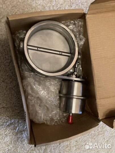 Заслонка на выхлоп 76мм открытие на 0.6 бар