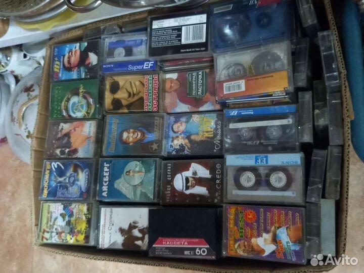 Аудио кассета коллекция 200шт