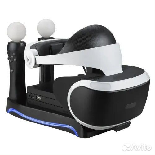 Подставка для шлема vr и зарядка для ps move ps4