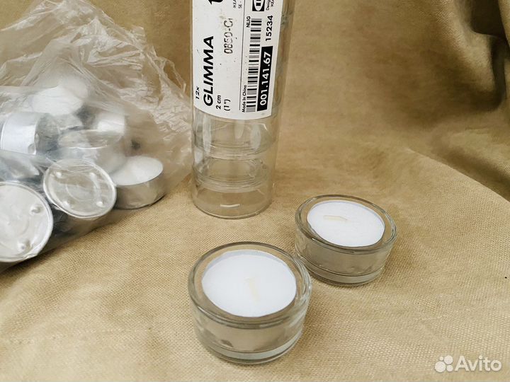 Свечи и подсвечники Glimma IKEA